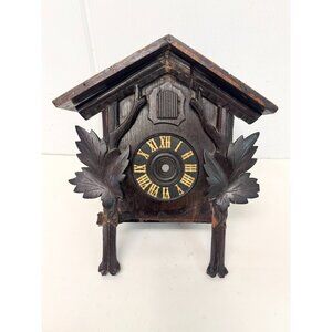 Antique Wood Cuckoo Germany Wall Clock Case